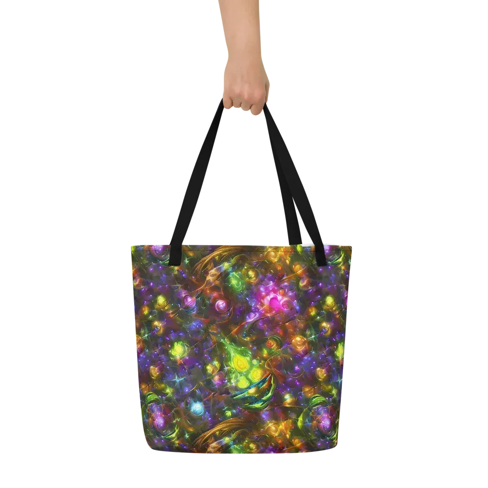Luminescent Tangle on Large Tote Bag W/ Pocket — Front