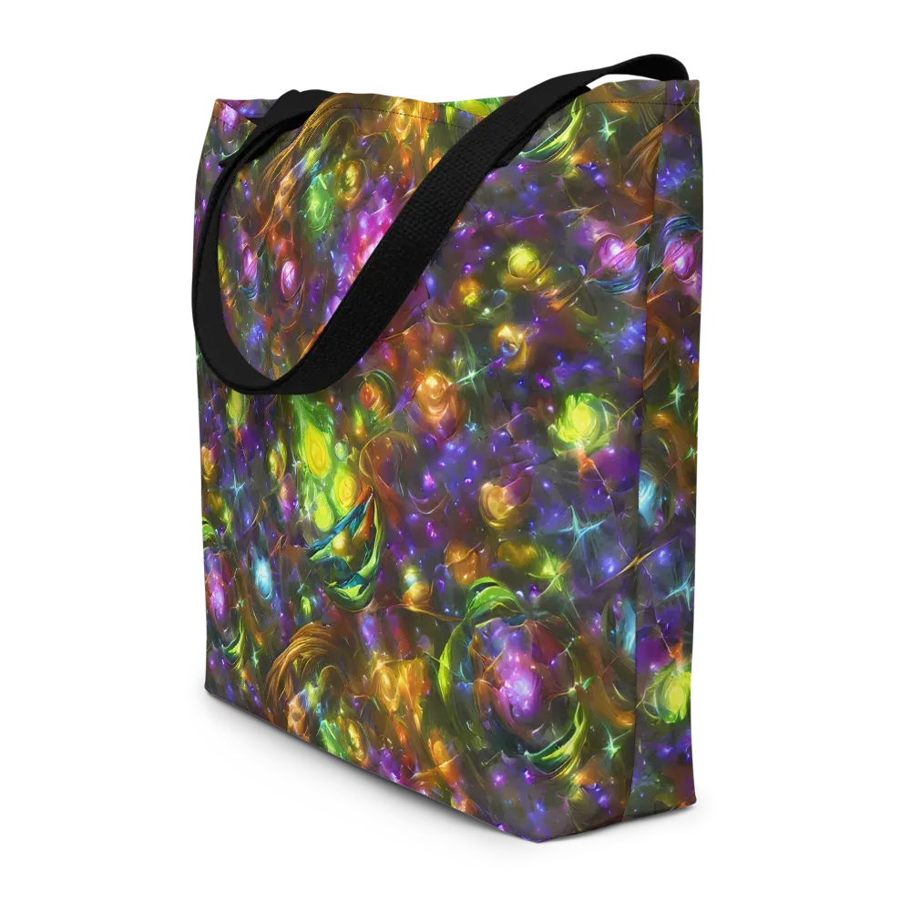 Luminescent Tangle on Large Tote Bag W/ Pocket — Front