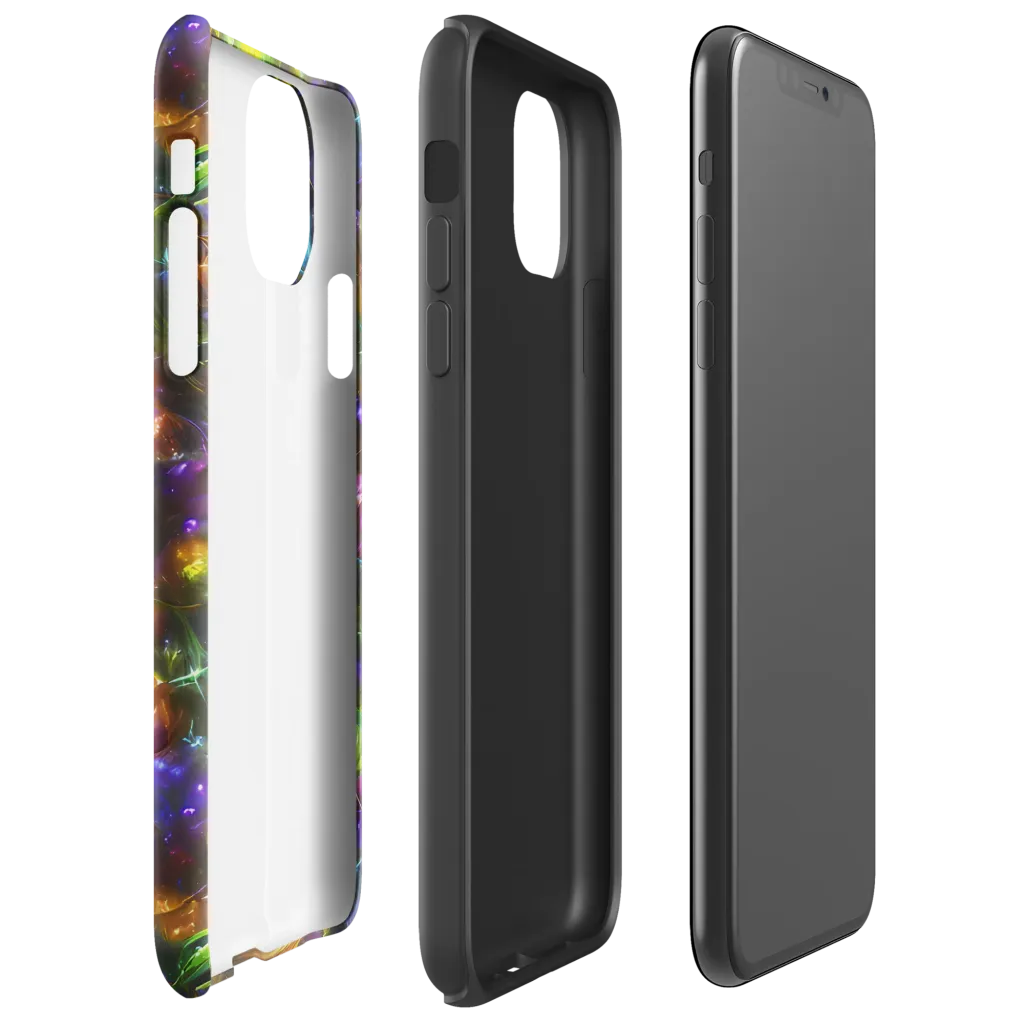 Luminescent Tangle on Tough Case for iPhone® — Right