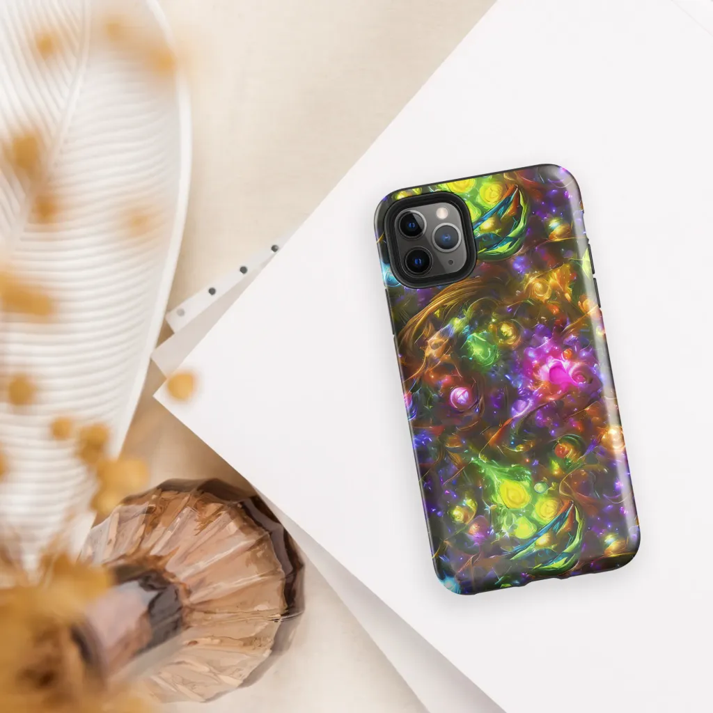 Luminescent Tangle on Tough Case for iPhone® — Front