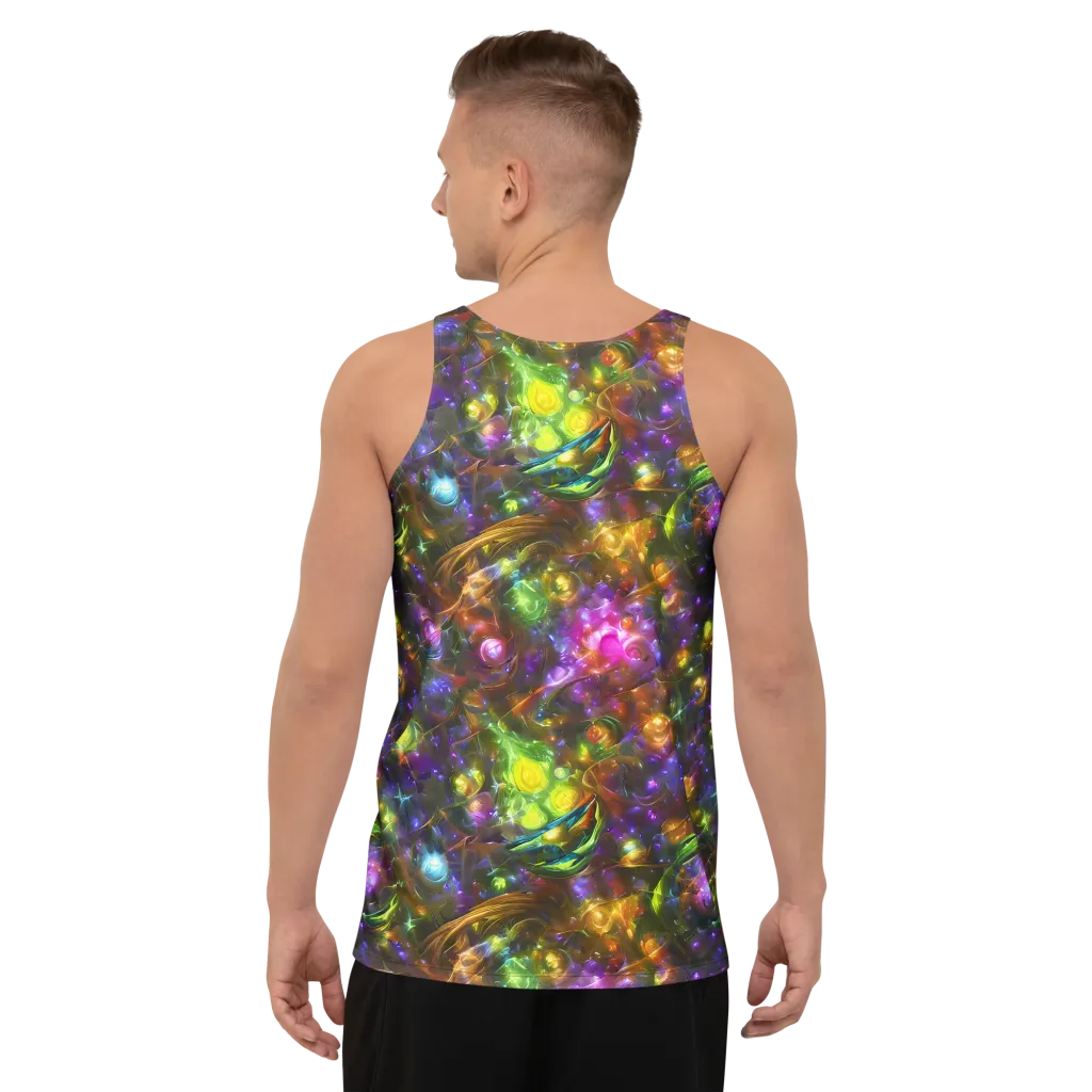 Luminescent Tangle on Men's Tank Top — Back