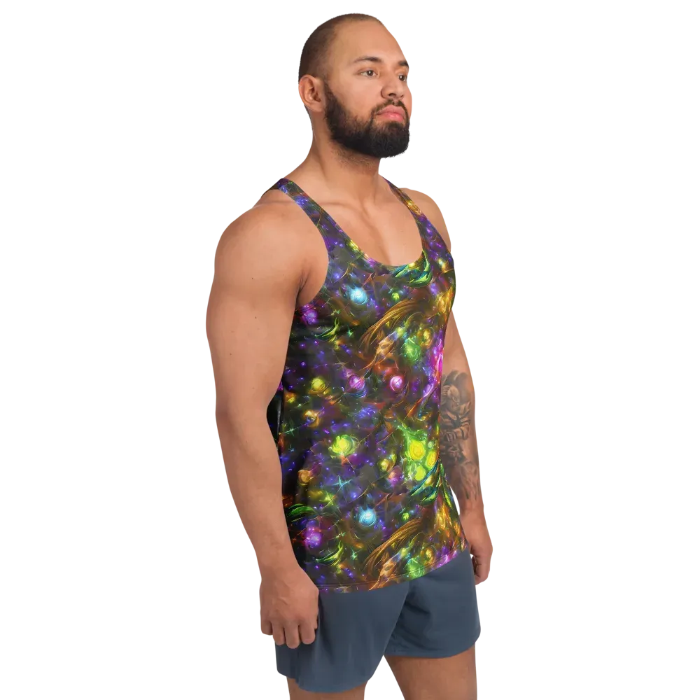 Luminescent Tangle on Men's Tank Top — Right Front