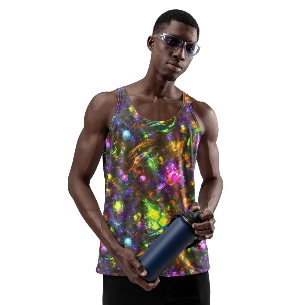 Luminescent Tangle on Men's Tank Top — Front