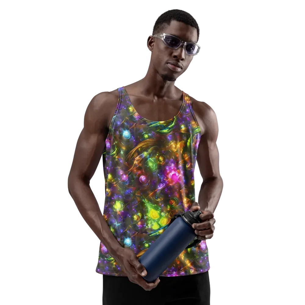 Luminescent Tangle on Men's Tank Top — Front