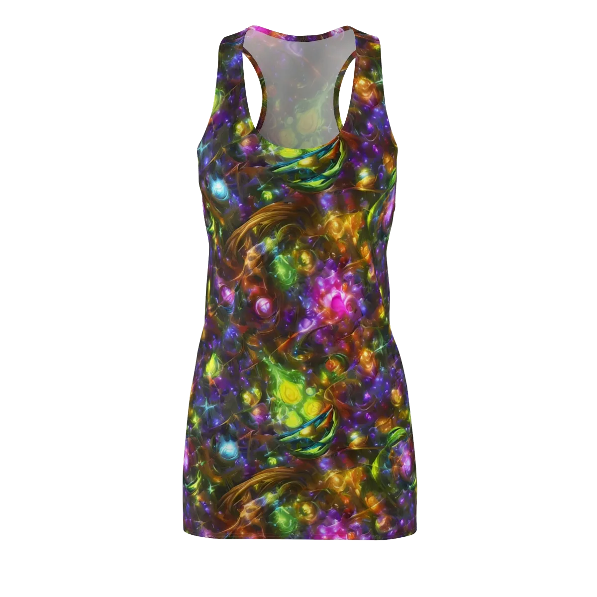 Luminescent Tangle on Racerback Dress — Front