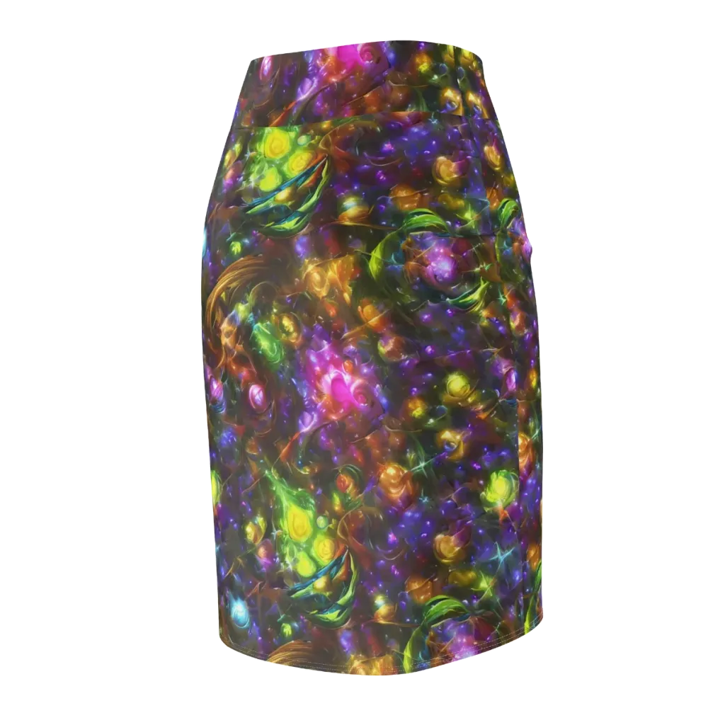Luminescent Tangle on Pencil Skirt — Back Side