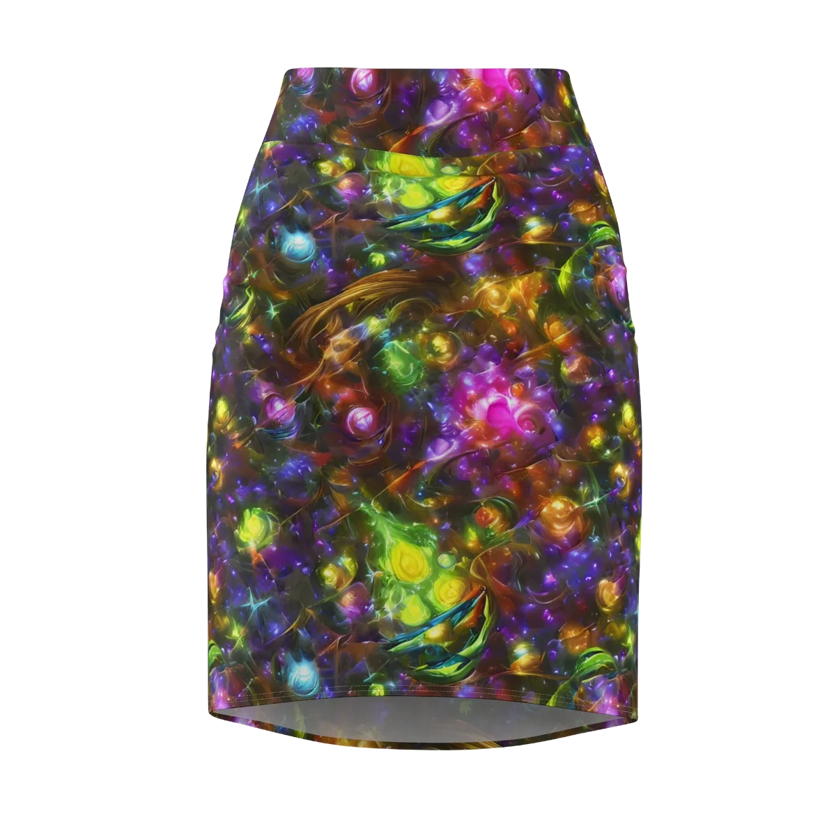 Luminescent Tangle on Pencil Skirt — Front