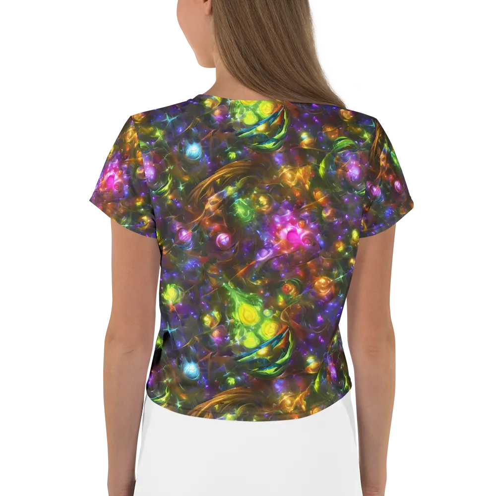 Luminescent Tangle on Crop Tee — Back