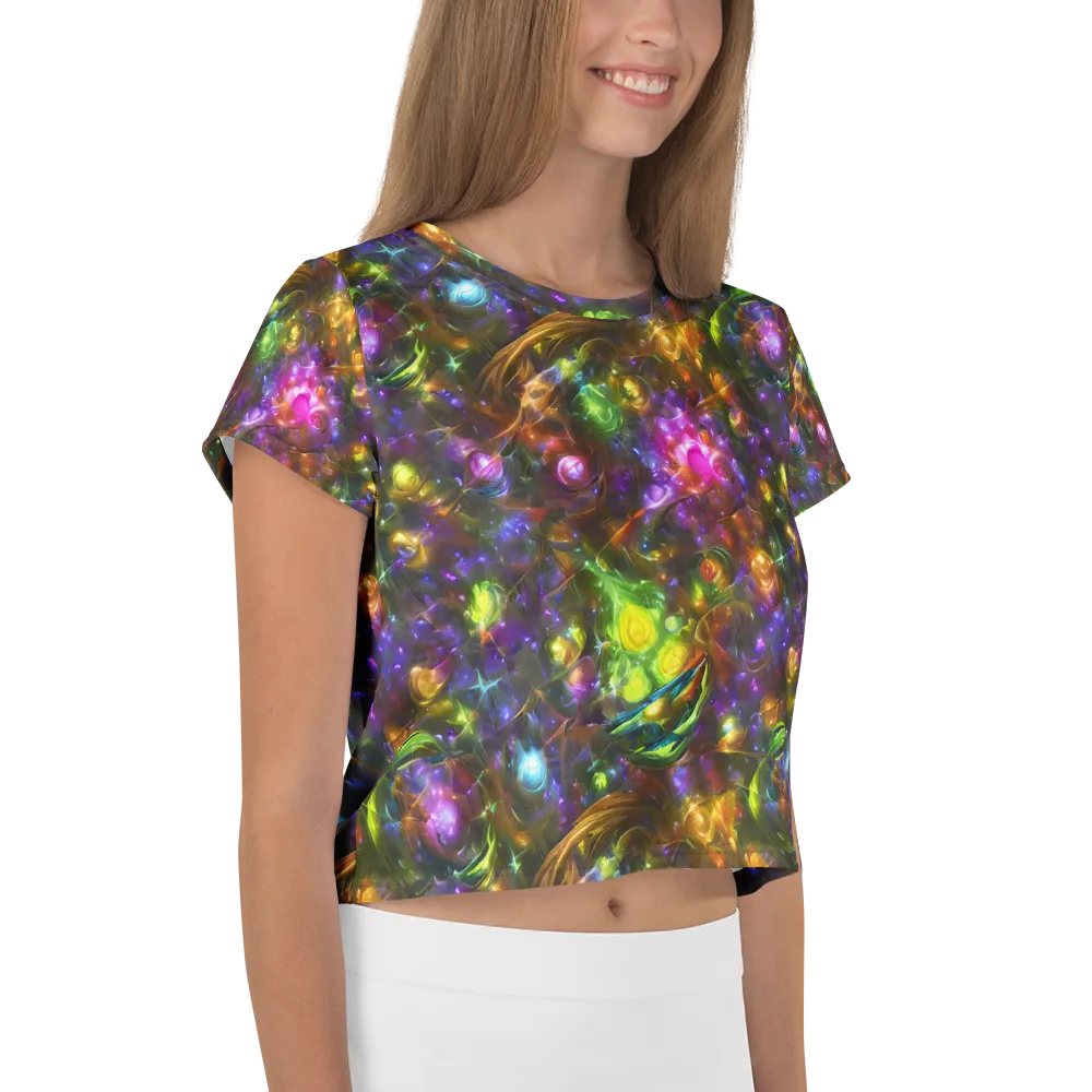 Luminescent Tangle on Crop Tee — Right