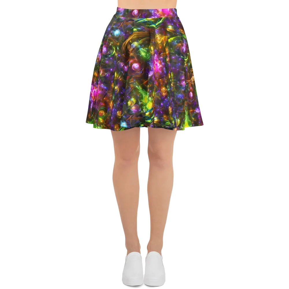Luminescent Tangle on Skater Skirt — Front