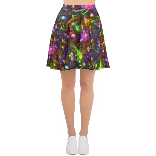 Luminescent Tangle on a Skater Skirt