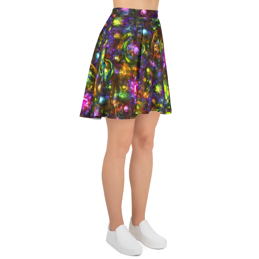 Luminescent Tangle on Skater Skirt — Right