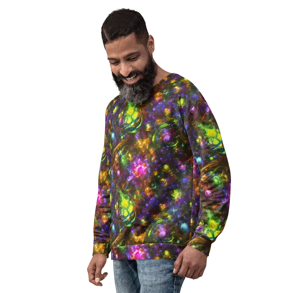 Luminescent Tangle on Sweatshirt — Left Front