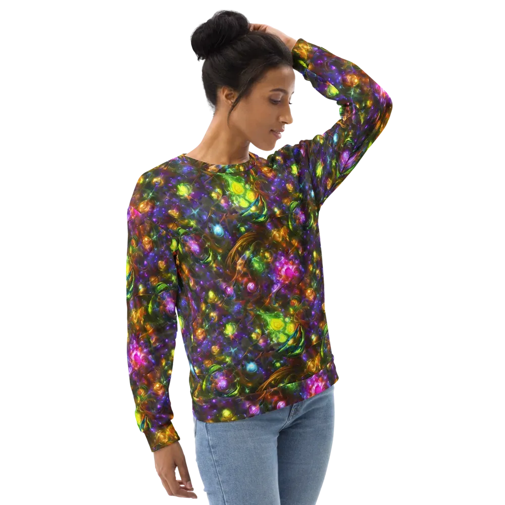 Luminescent Tangle on Sweatshirt — Right Front