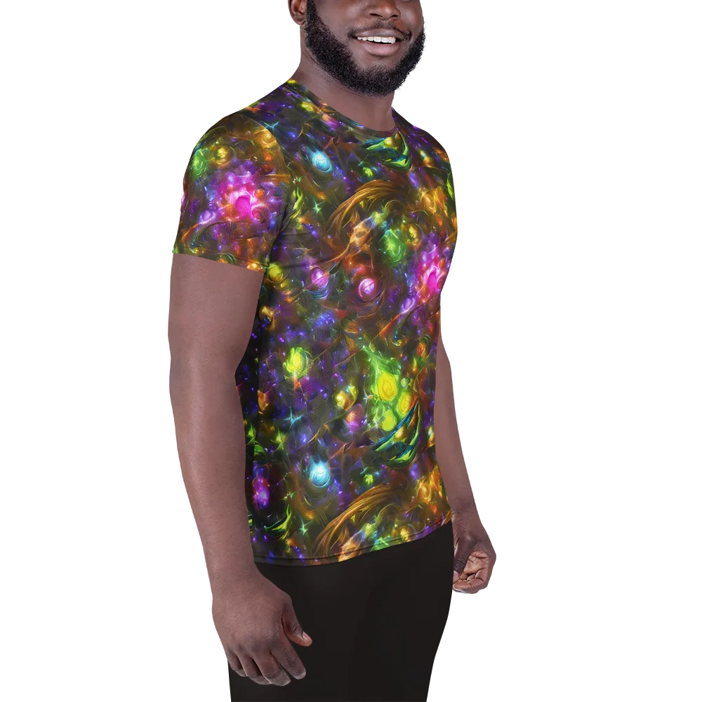 Luminescent Tangle on Men's Athletic T-Shirt — Right