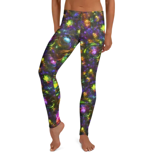 Luminescent Tangle on a Leggings