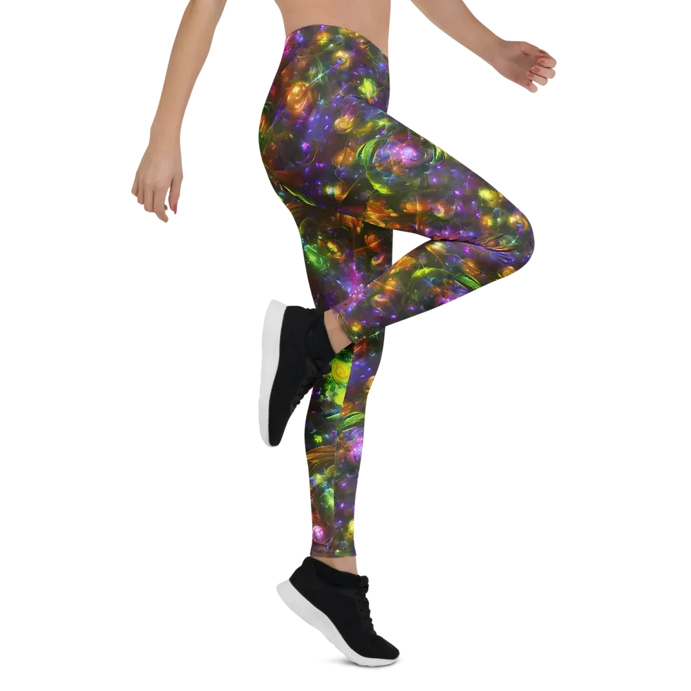 Luminescent Tangle on Leggings — Right