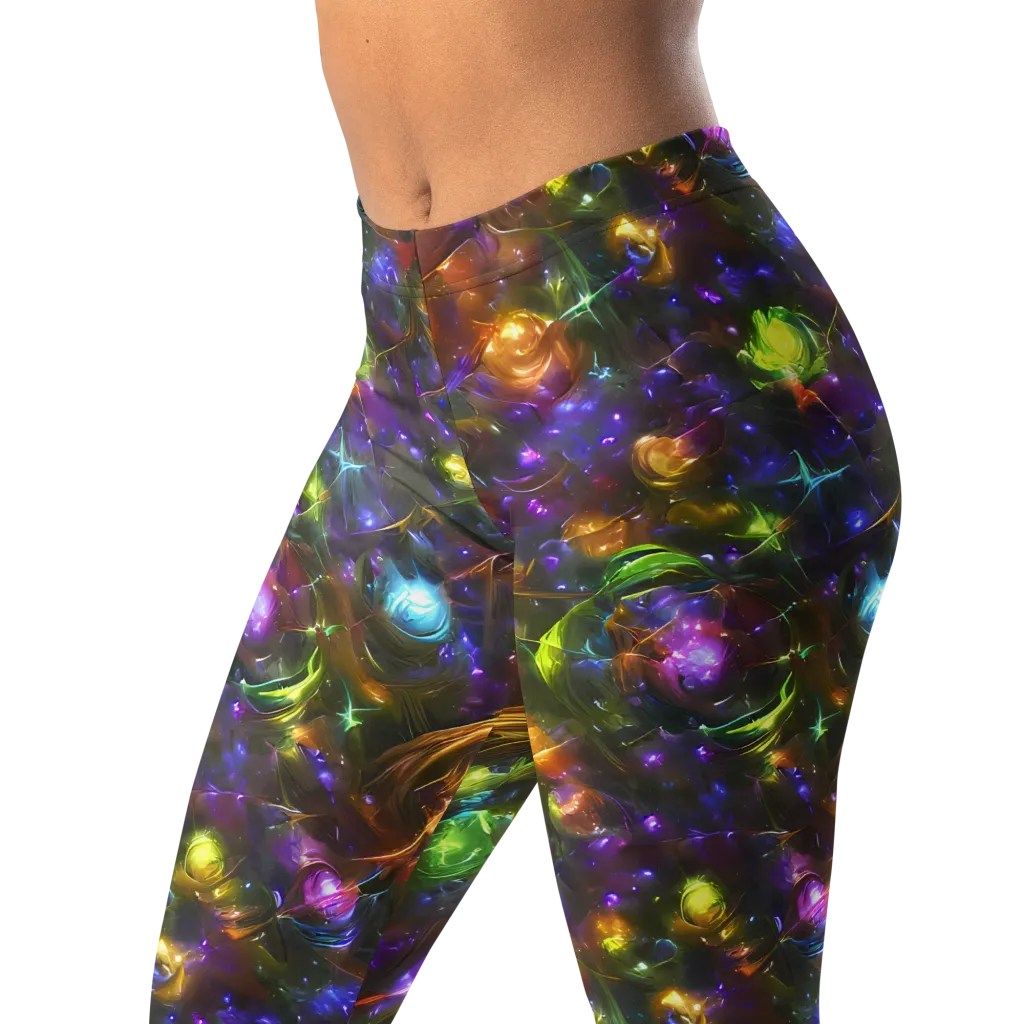 Luminescent Tangle on Leggings — Left Front
