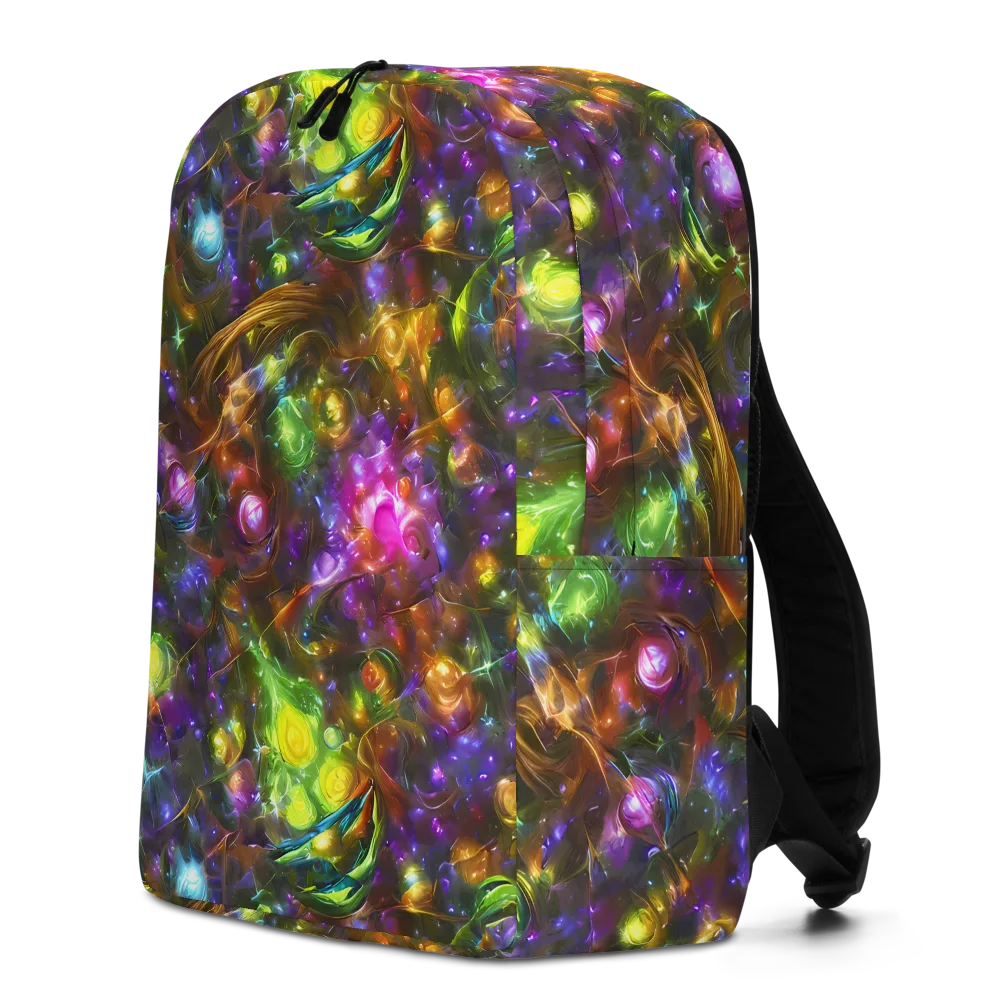 Luminescent Tangle on Minimalist Backpack — Left
