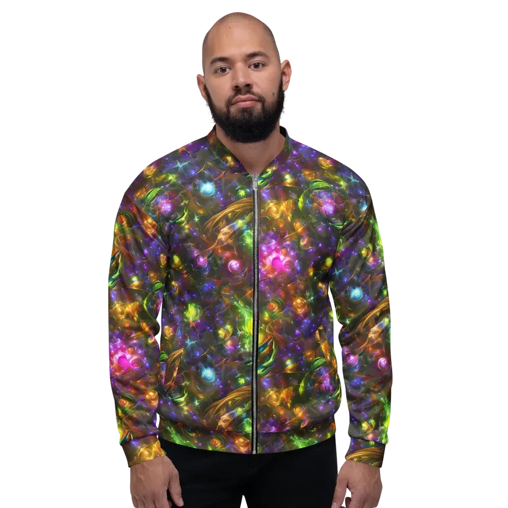 Luminescent Tangle on Bomber Jacket — Front