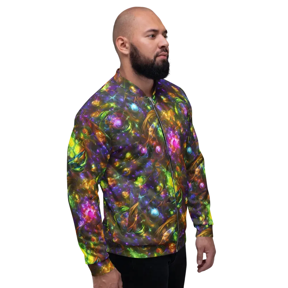 Luminescent Tangle on Bomber Jacket — Right