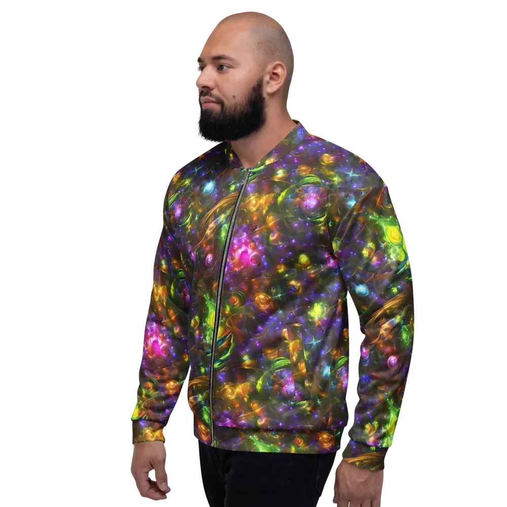 Luminescent Tangle on Bomber Jacket — Left