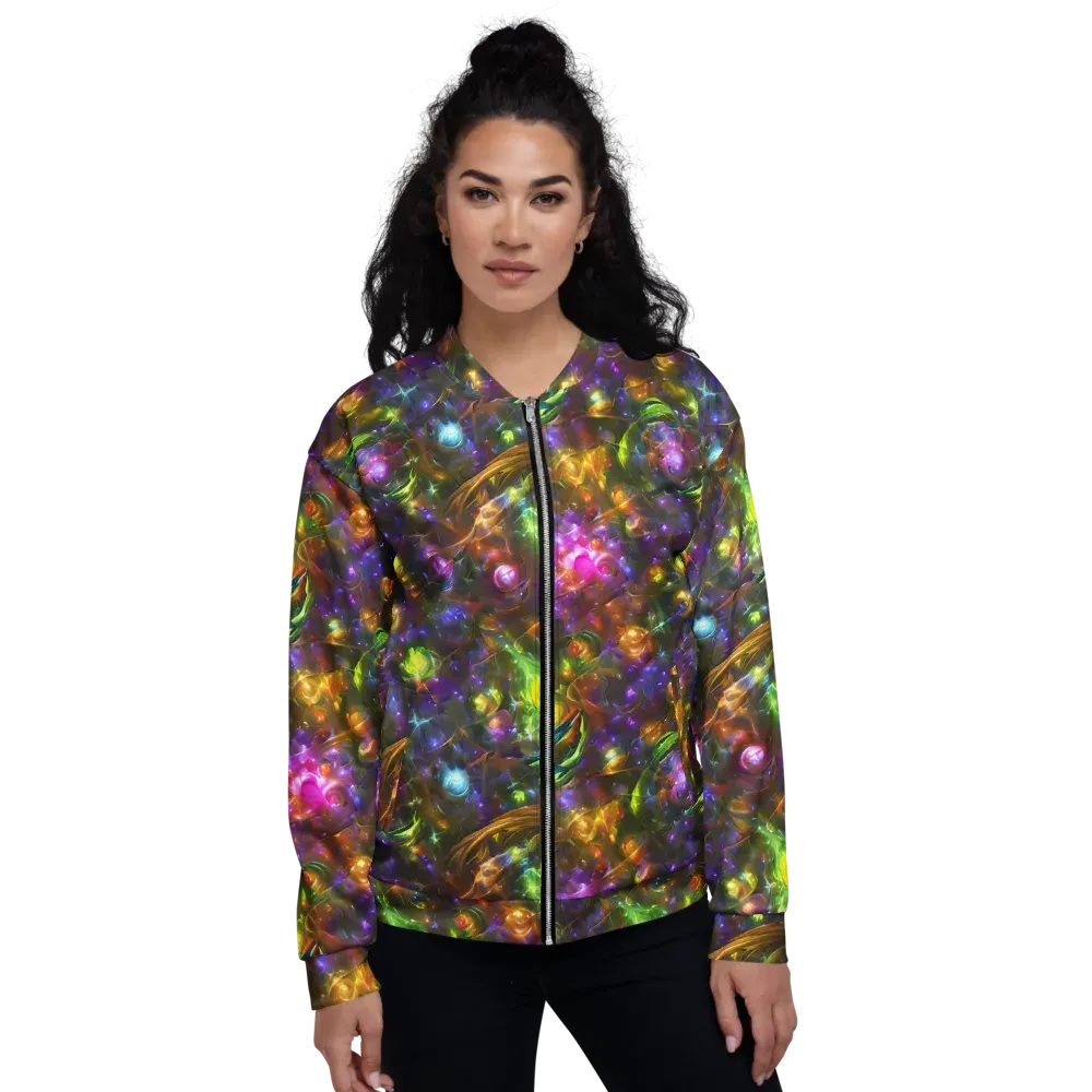 Luminescent Tangle on Bomber Jacket — Front