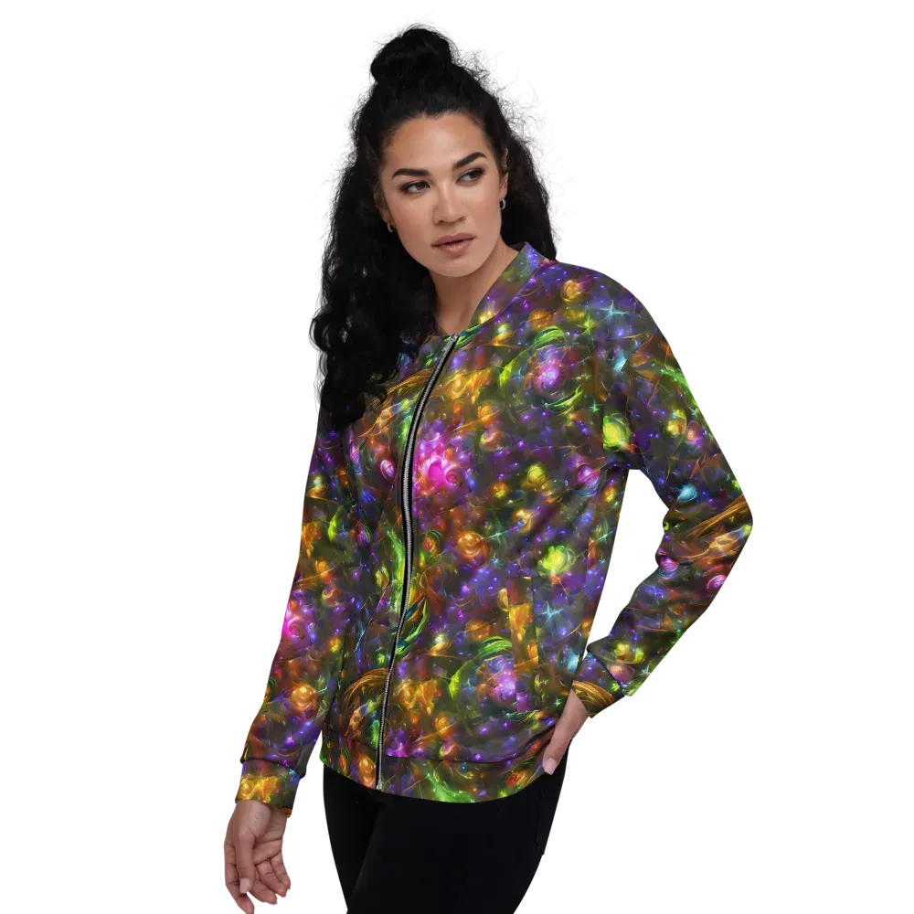 Luminescent Tangle on Bomber Jacket — Left