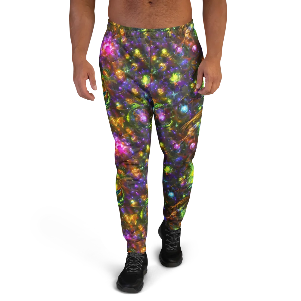 Luminescent Tangle on Men's Joggers — Front