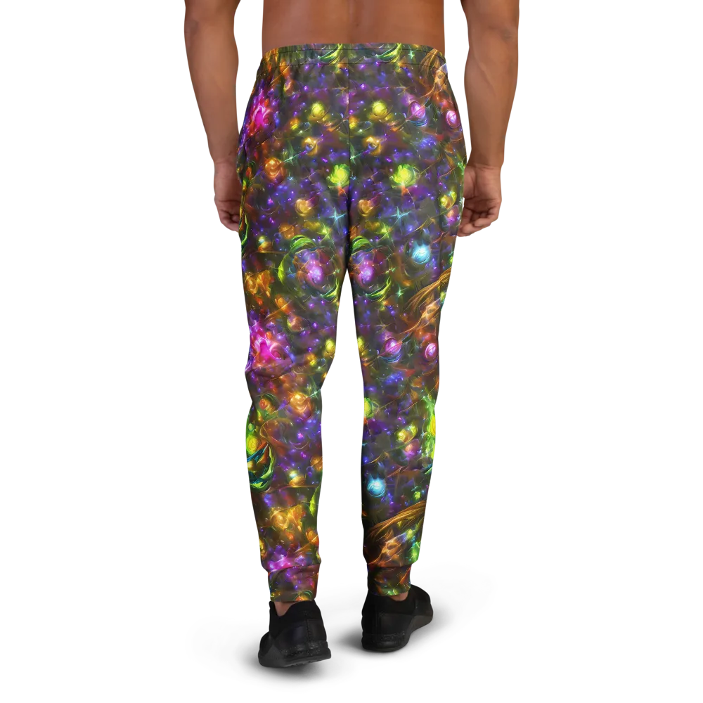 Luminescent Tangle on Men's Joggers — Back
