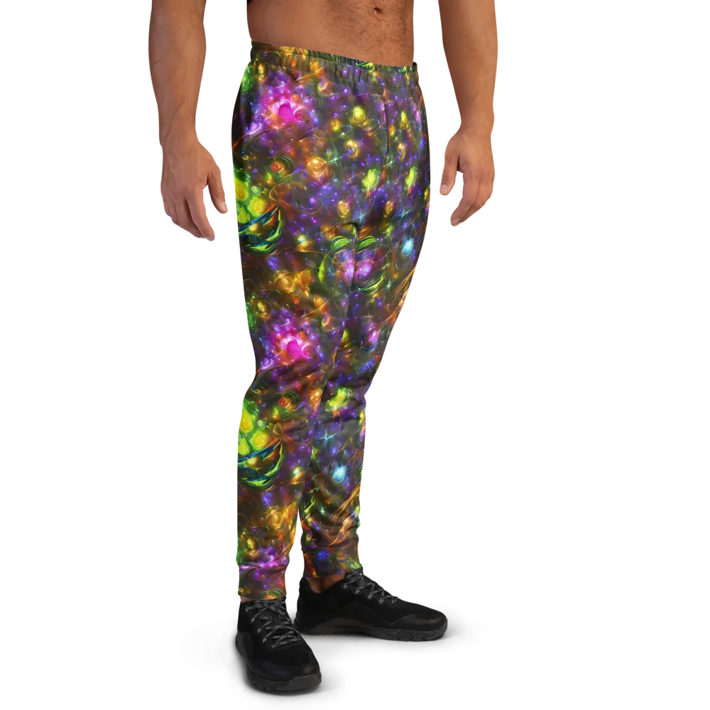 Luminescent Tangle on Men's Joggers — Right
