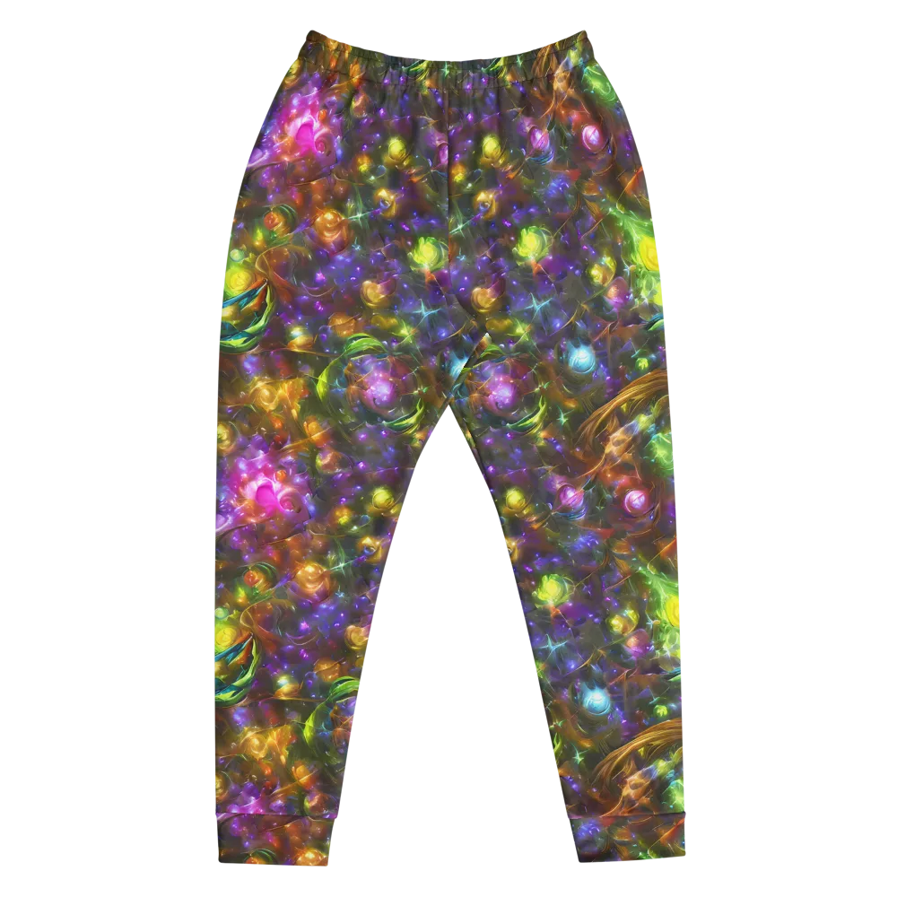 Luminescent Tangle on Men's Joggers — Front