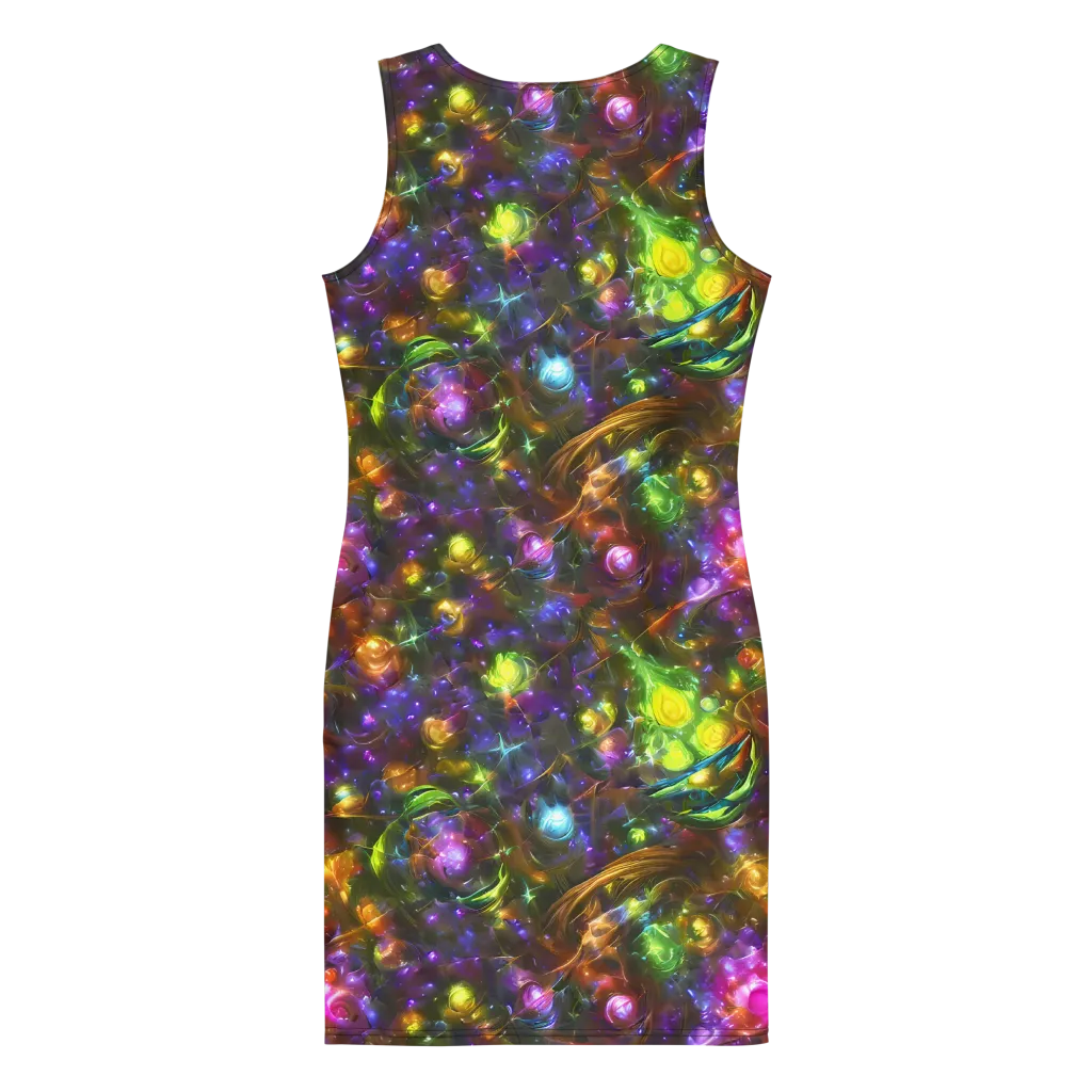Luminescent Tangle on Bodycon Dress — Back