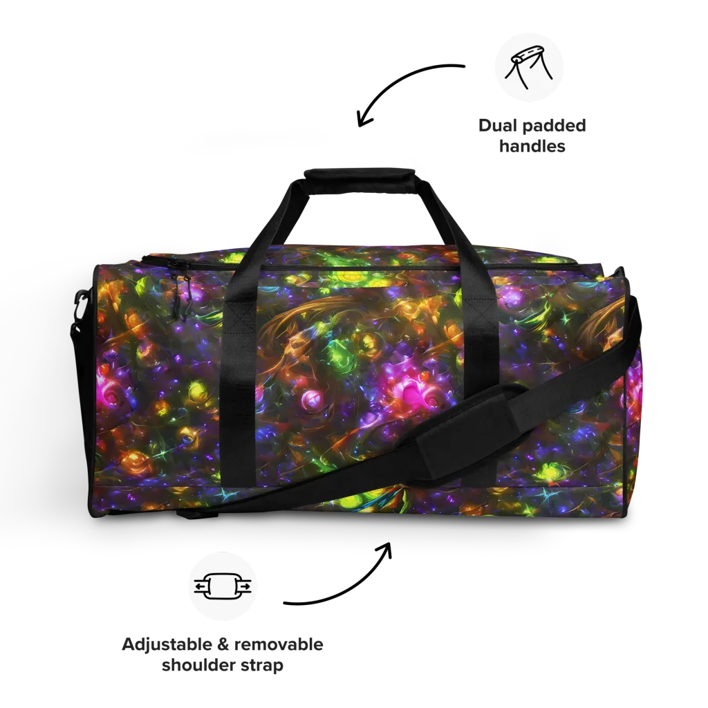 Luminescent Tangle on Duffle Bag — Front