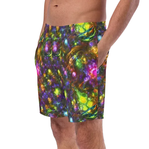 Luminescent Tangle on a Swim Trunks