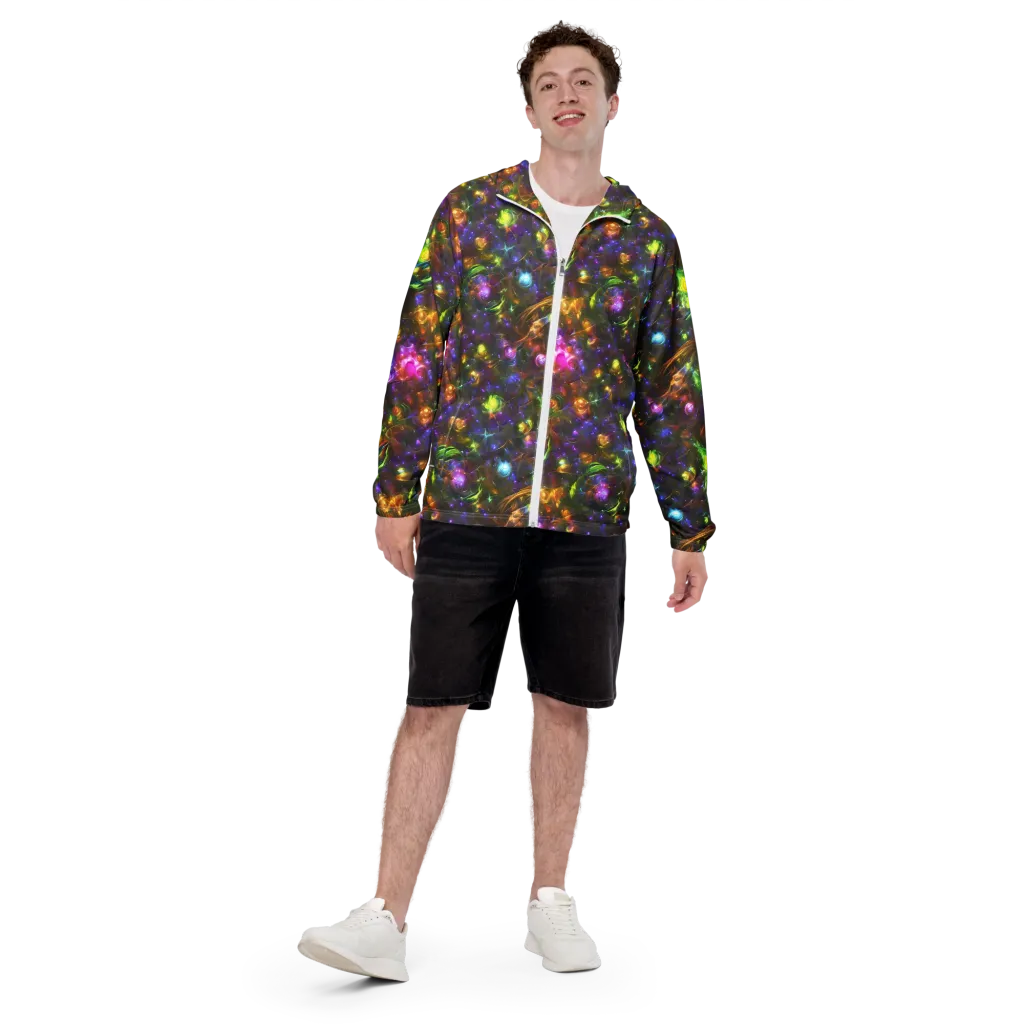 Luminescent Tangle on Men's Windbreaker — Front
