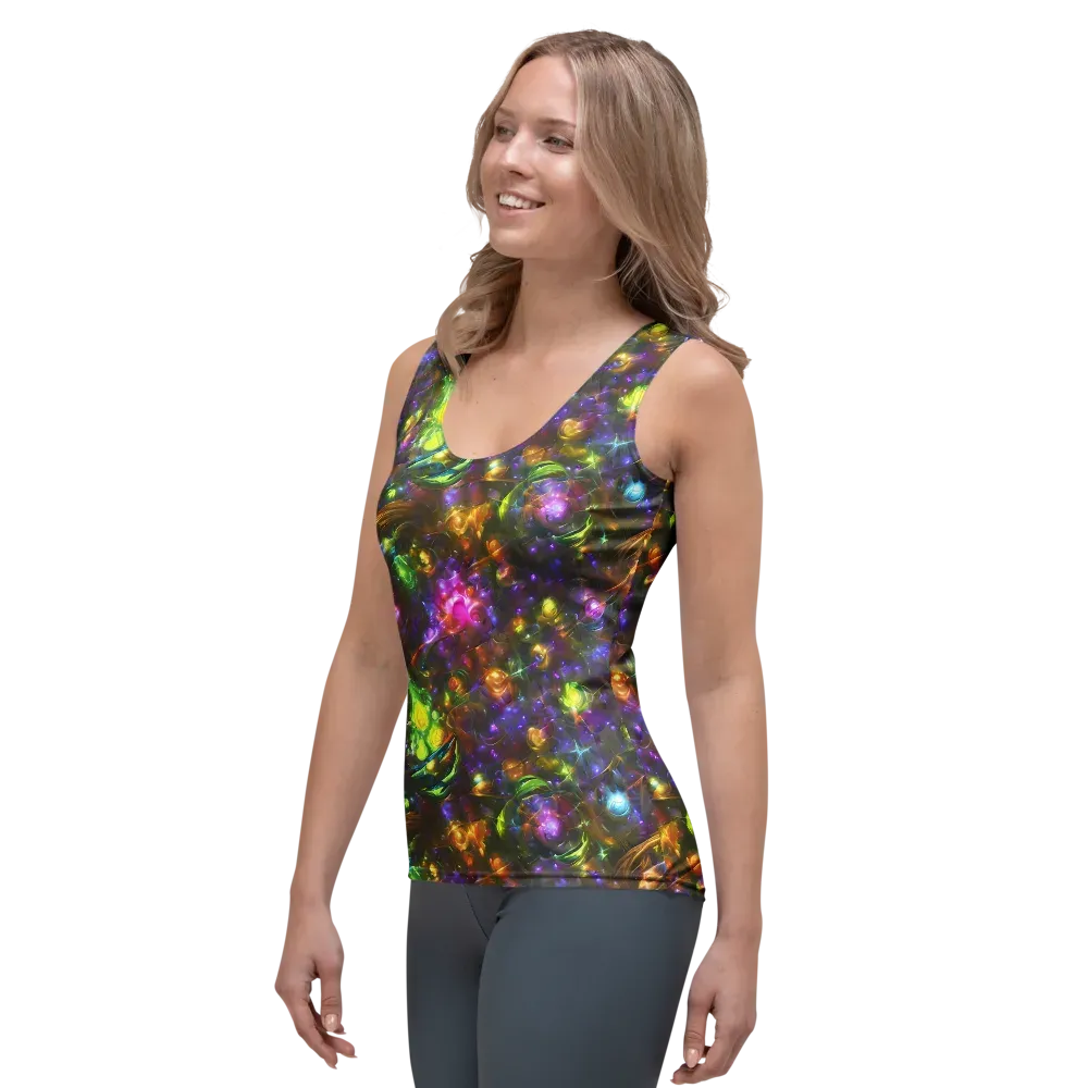 Luminescent Tangle on Women's Tank Top — Left Front