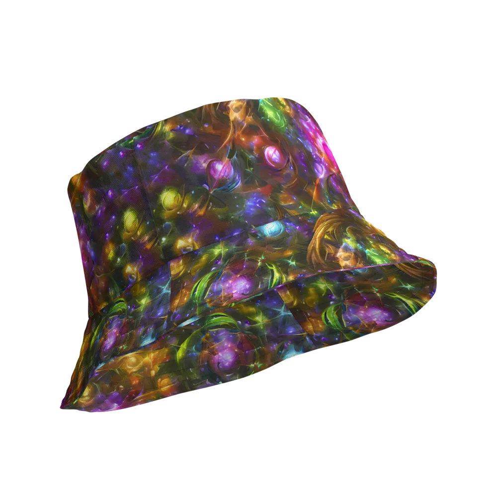Luminescent Tangle on Reversible Bucket Hat — Product details Outside