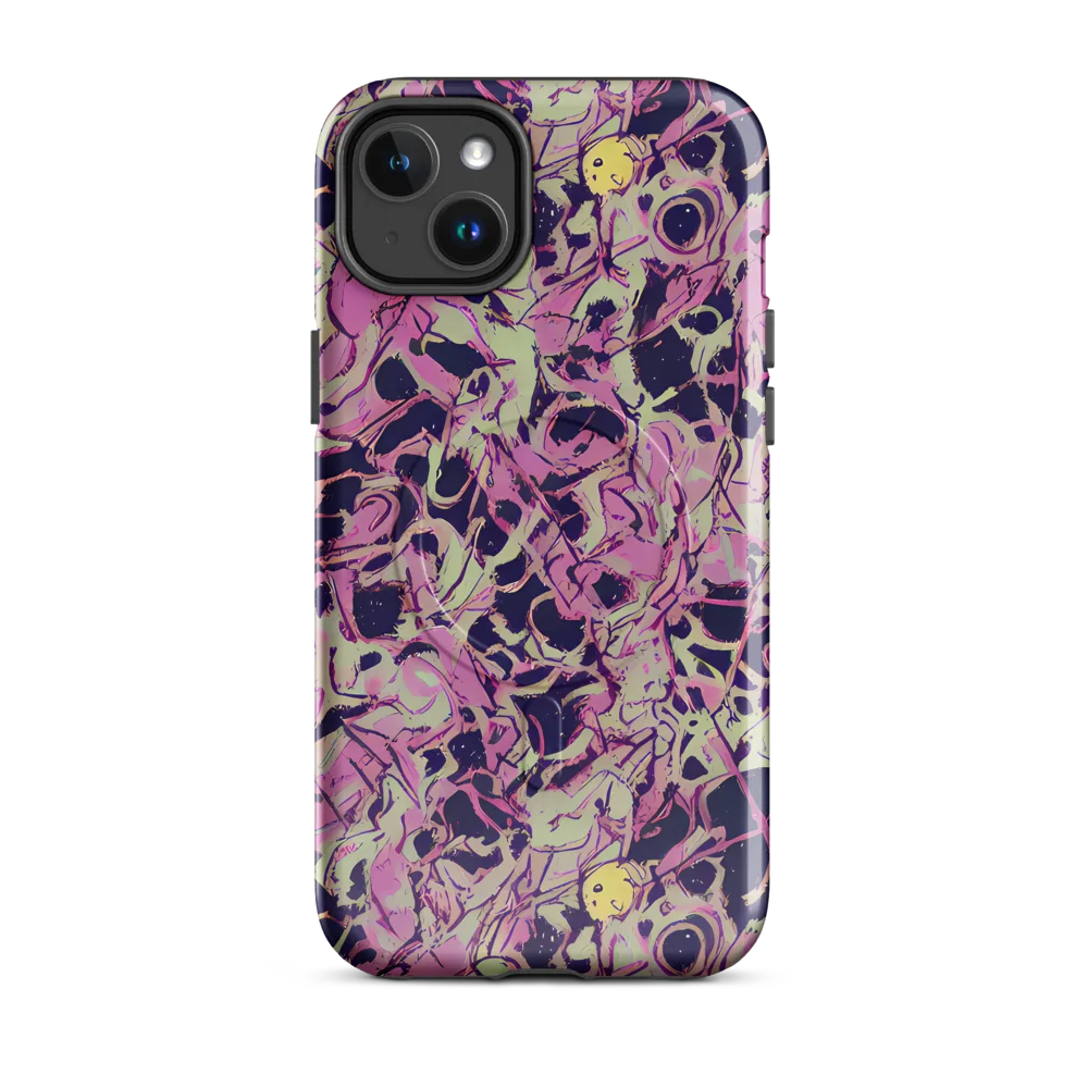 Lavender Frenzy on MagSafe Tough Case for iPhone® — Front