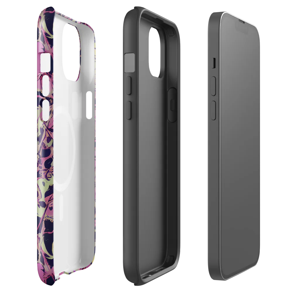Lavender Frenzy on MagSafe Tough Case for iPhone® — Front