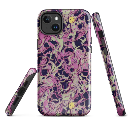 Lavender Frenzy on a MagSafe Tough Case for iPhone®