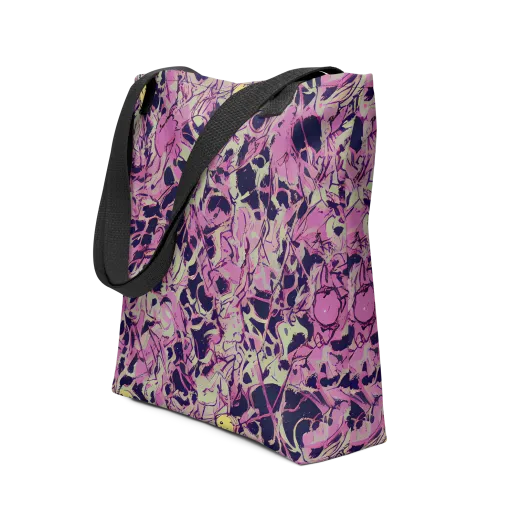 Lavender Frenzy on a Tote Bag