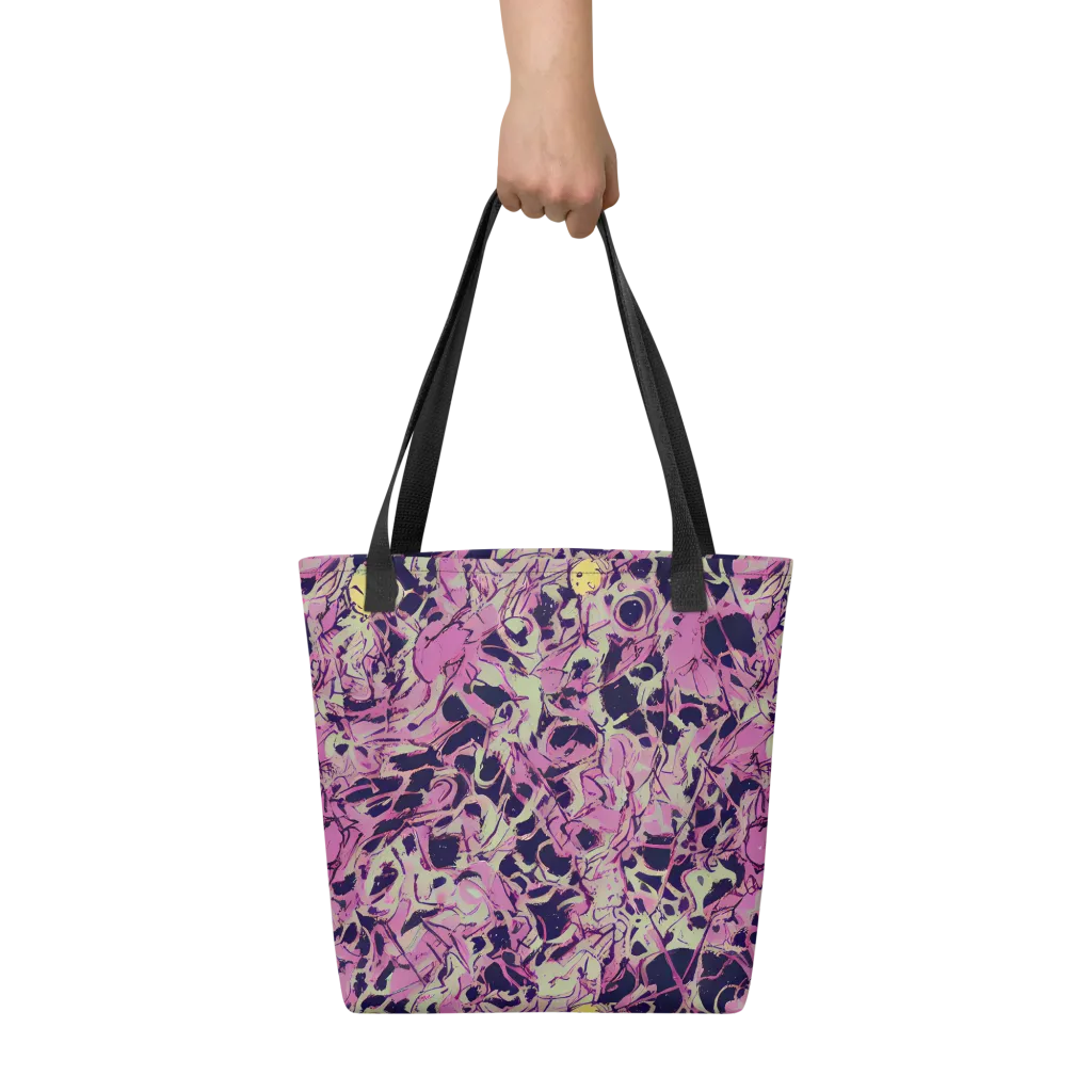 Lavender Frenzy on Tote Bag — Front