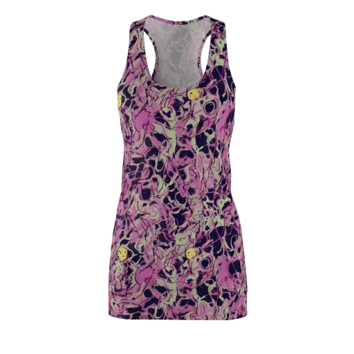 Lavender Frenzy on a Racerback Dress