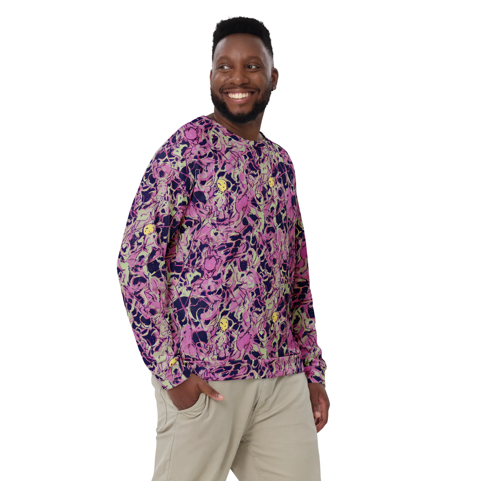 Lavender Frenzy on Sweatshirt — Front