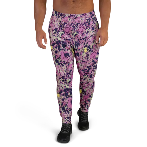 Lavender Frenzy on a Men's Joggers
