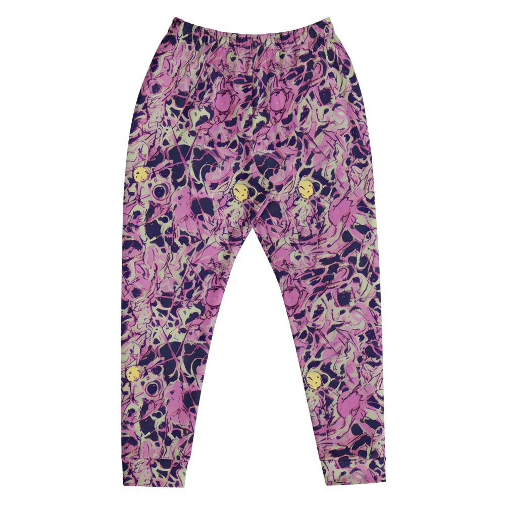Lavender Frenzy on Men's Joggers — Front