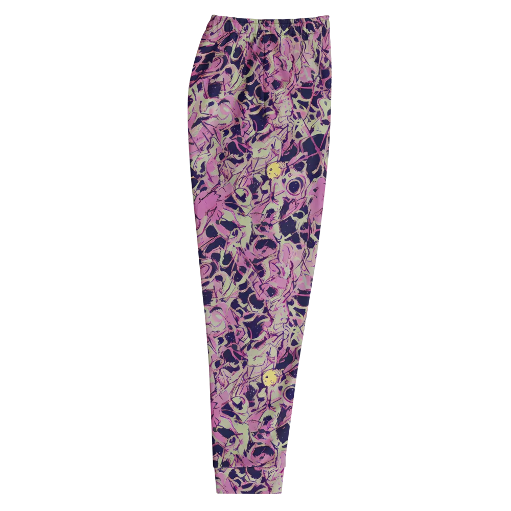 Lavender Frenzy on Men's Joggers — Right