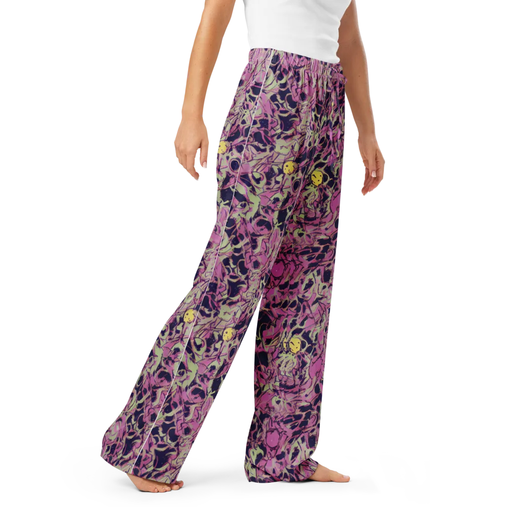 Lavender Frenzy on Women's Pajama Pants — Right Front