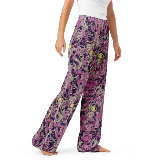 Lavender Frenzy on a Women's Pajama Pants
